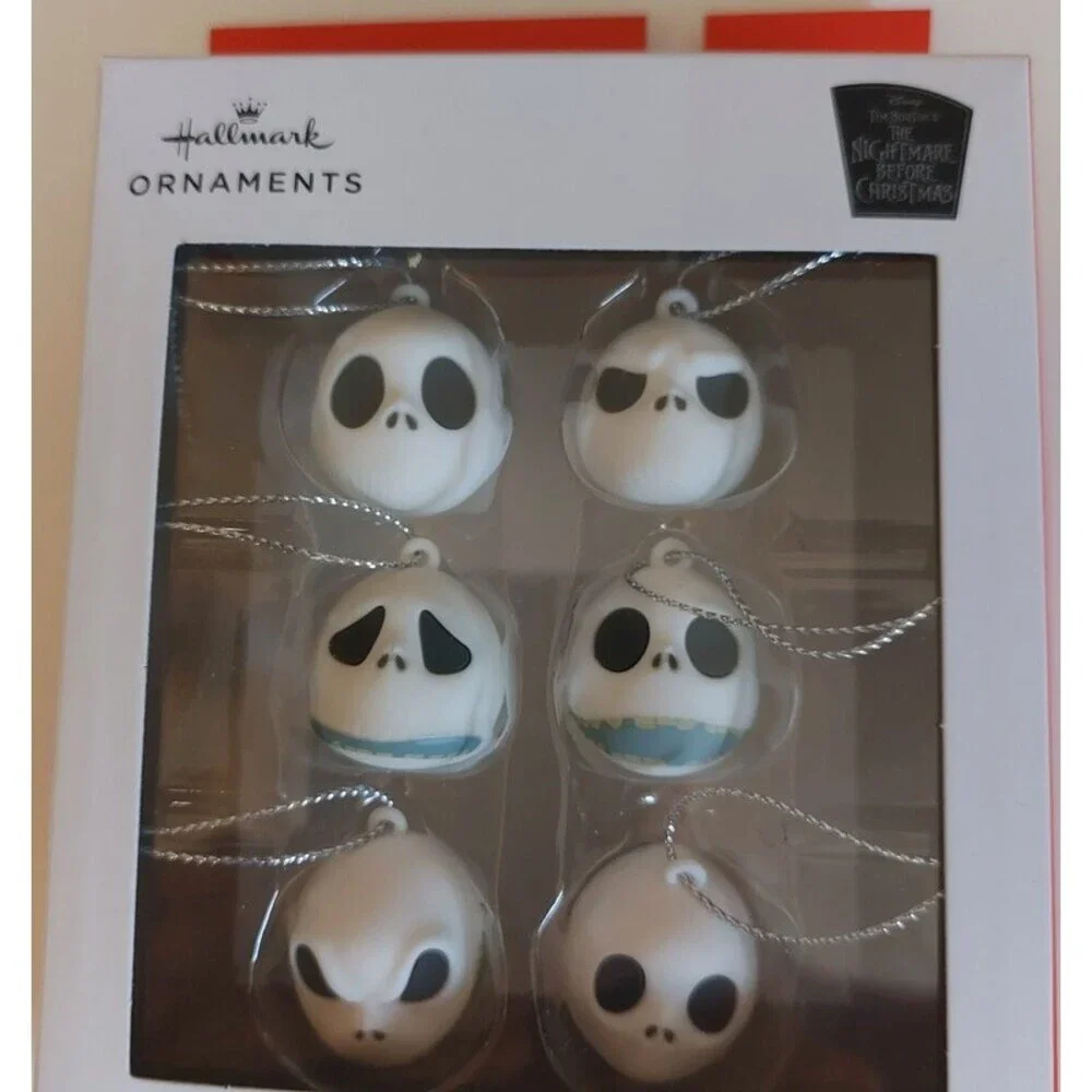 Hallmark MINI Christmas Tree Ornaments The Nightmare Before Christmas Set Of 6